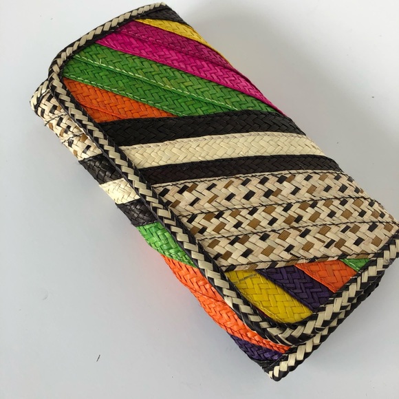 Colorful woven wallet - Picture 4 of 7